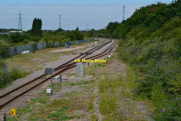 Photo 6"x4" Site of former Northfleet cement sidings Northfleet c2018