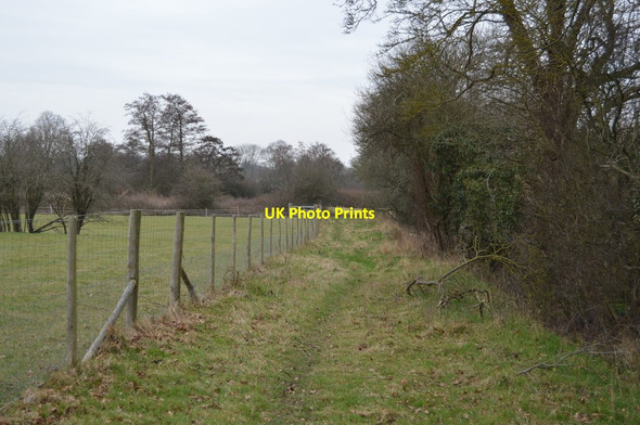 Photo 6"x4" Bridleway south of Curtis Farm Waterman Quarter c2018