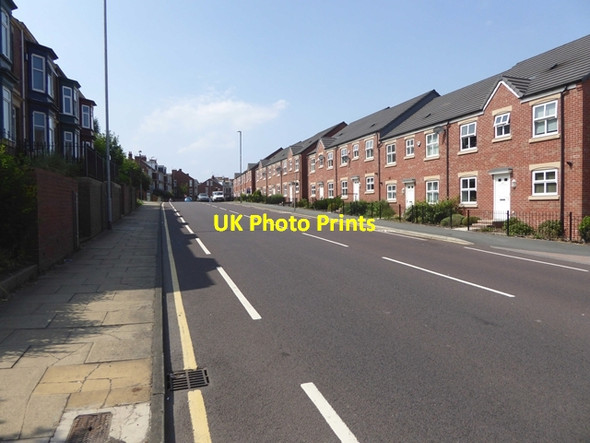 Photo 6"x4" Modern terraced houses on Sunderland Road Newcastle upon Tyne c2018