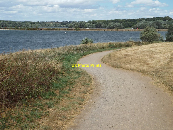 Photo 6"x4" Path alongside Pitsford Water, Northamptonshire Holcot c2018 P2