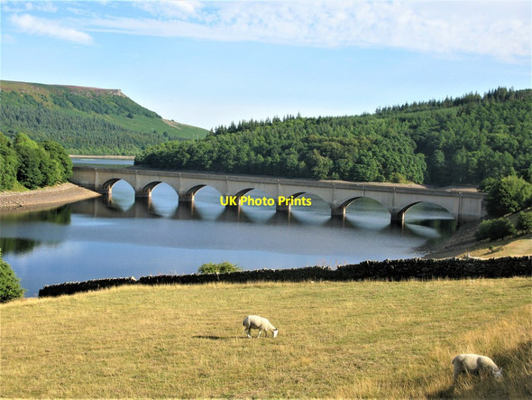 Photo 6"x4" Ashopton Viaduct, Ladybower Reservoir, Upper Derwent Valley Ashopton c2018