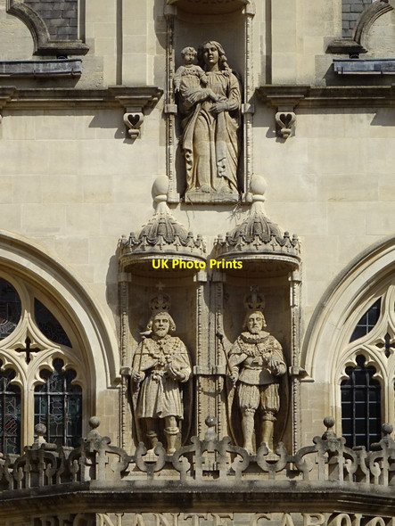 Photo 6"x4" Statues on Oriel College Oxford\/SP5106 c2018 P1