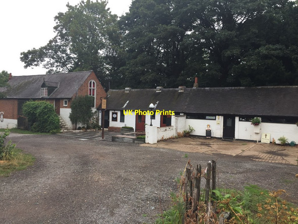 Photo 6"x4" Cotesbach Manor Yard Lutterworth c2018