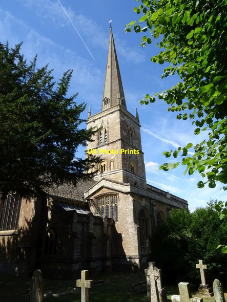 Photo 6"x4" Burford church Burford\/SP2512 c2018