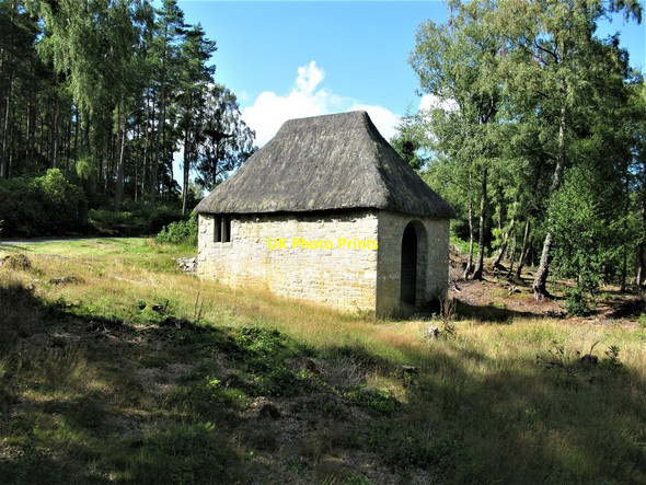 Photo 6"x4" Thatched Boathouse, Cragside Estate, near Rothbury Knocklaw c2018