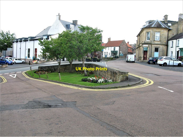 Photo 6"x4" Market Place and Church Street, Wooler Wooler c2018