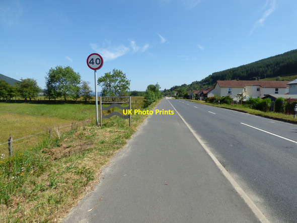 Photo 6"x4" The A815 road approaching Sandbank Sandbank c2018 P1