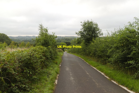Photo 6"x4" Bridleway following Paddock House Lane East Keswick c2018