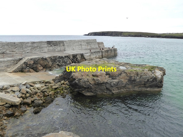 Photo 6"x4" Pier and slipway at Port of Ness Adabroc c2018