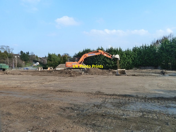 Photo 6"x4" Levelling of the site, March 2015 Newtown\/Y Drenewydd c2015 P2