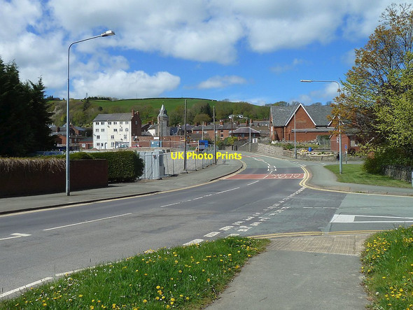 Photo 6"x4" View along Canal Road Newtown\/Y Drenewydd c2015