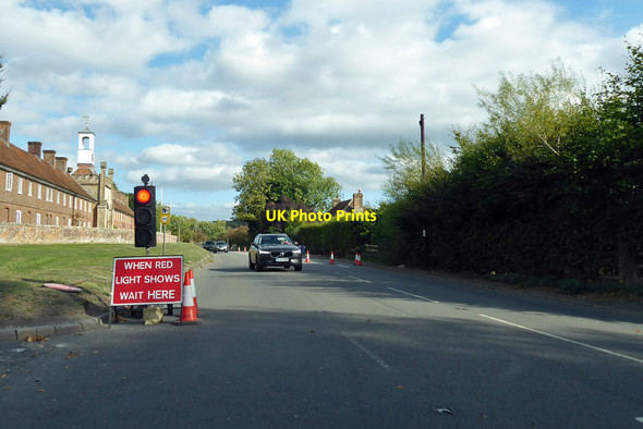 Photo 6"x4" Road works on A4 Bath Road, Froxfield Froxfield\/SU2968 c2018