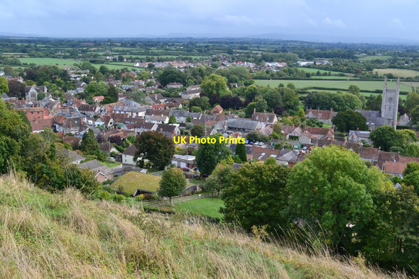Photo 6"x4" Mere from Castle Hill Mere\/ST8132 c2018