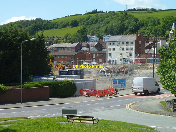 Photo 6"x4" Severnside Yard construction site June 2015 Newtown\/Y Drenewydd c2015