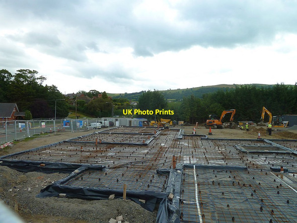Photo 6"x4" Severnside Yard construction site August 2015 Newtown\/Y Drenewydd c2015