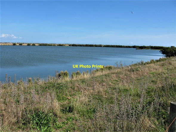 Photo 6"x4" Small Lake, Dungeness National Nature Reserve Lydd c2018