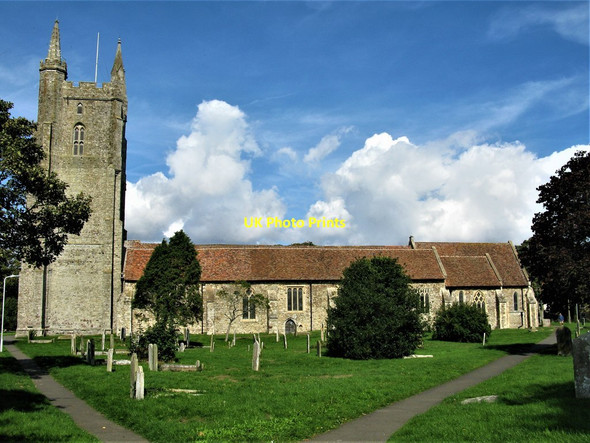 Photo 6"x4" Church of All Saints, Lydd Lydd c2018