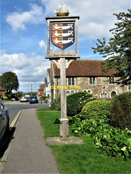 Photo 6"x4" Winchelsea Town Sign Winchelsea c2018