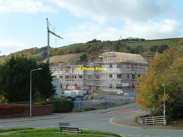 Photo 6"x4" Severnside Yard construction site October 2015 Newtown\/Y Drenewydd c2015