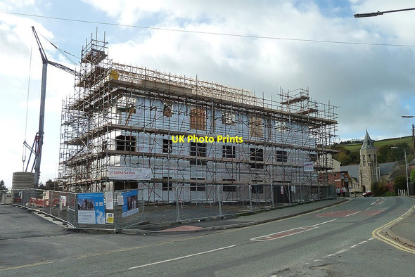 Photo 6"x4" Severnside Yard construction site October 2015 Newtown\/Y Drenewydd c2015