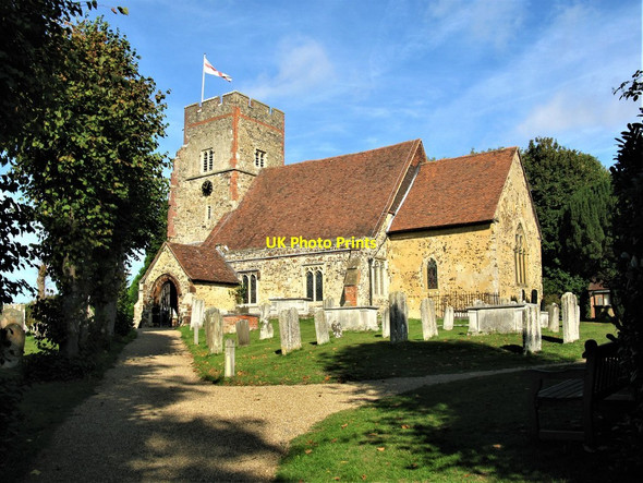Photo 6"x4" Church of St Peter, Ightham Ightham c2018