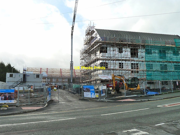 Photo 6"x4" Severnside Yard construction site December 2015 Newtown\/Y Drenewydd c2015 P1