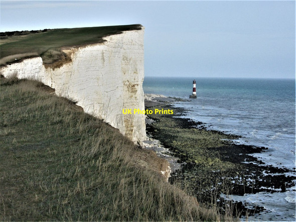 Photo 6"x4" View towards Beachy Head Birling Gap c2018