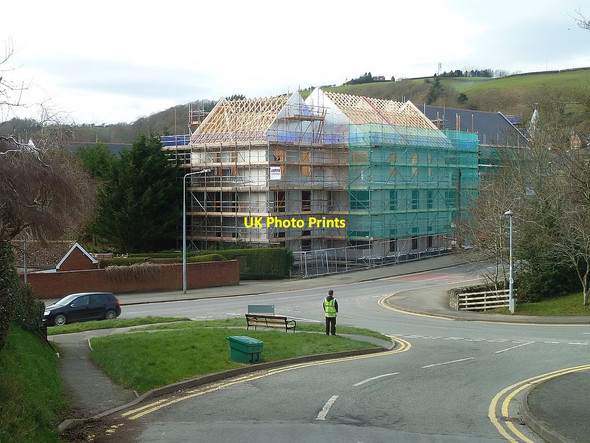 Photo 6"x4" Severnside Yard construction site February 2016 Newtown\/Y Drenewydd c2016 P1