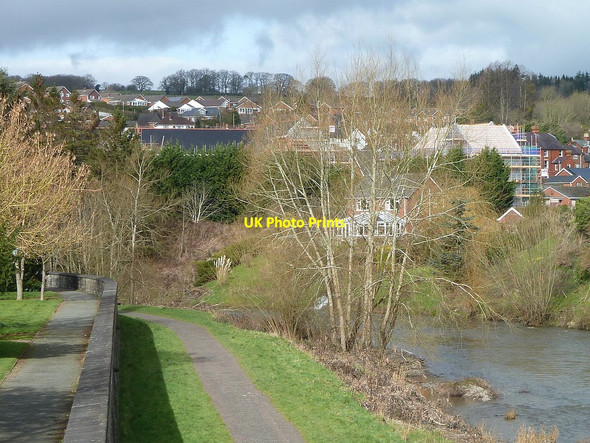 Photo 6"x4" Severnside Yard construction site March 2016 Newtown\/Y Drenewydd c2016 P1