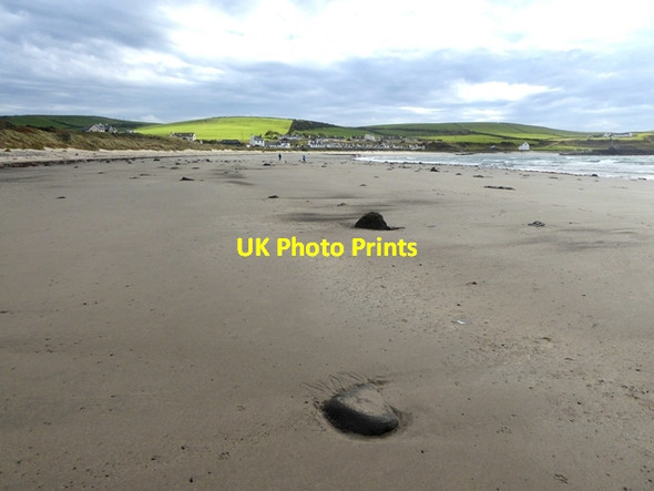 Photo 6"x4" Port Logan beach and village Port Logan c2018