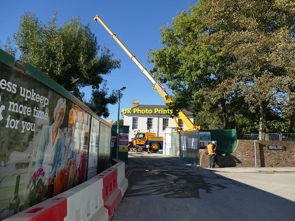 Photo 6"x4" Construction site, Endless Street, Salisbury Salisbury c2018