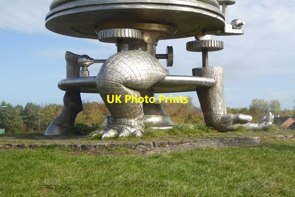 Photo 6"x4" Terris Novalis (detail) Consett c2018