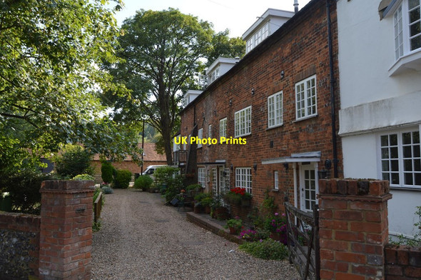 Photo 6"x4" Terraced row, Bassetbury Lane High Wycombe c2018