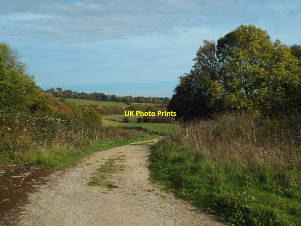 Photo 6"x4" Greensand Way near Sevenoaks Weald Fletcher's Green c2018