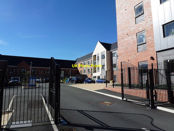 Photo 6"x4" Llys Glan yr Afon, Severnside Yard - October 2018 Newtown\/Y Drenewydd c2018 P2