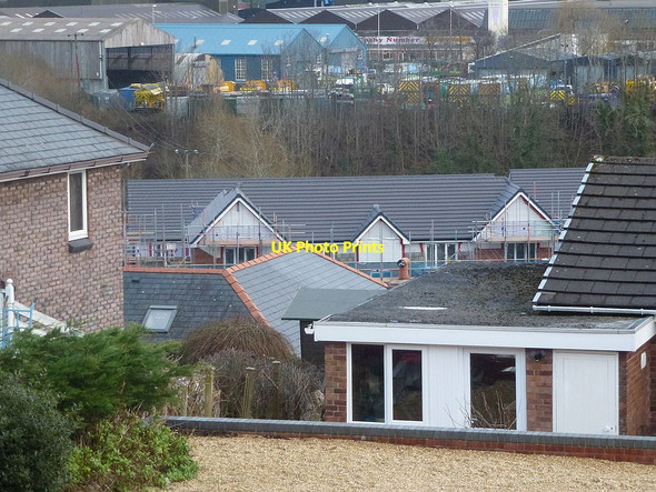 Photo 6"x4" New housing development on Lower Canal Road - February, 2018 Newtown\/Y Drenewydd c2018