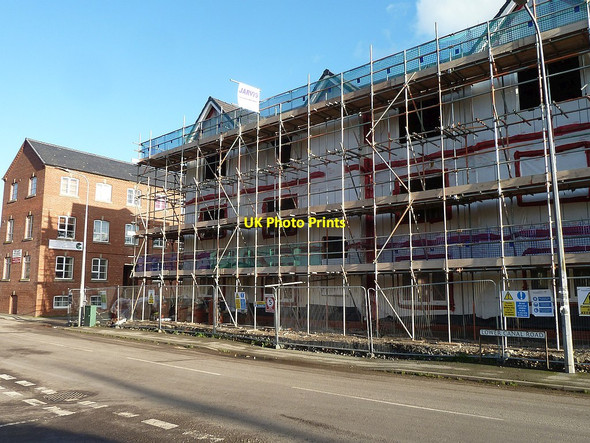 Photo 6"x4" New housing development on Lower Canal Road - November, 2017 Newtown\/Y Drenewydd c2017