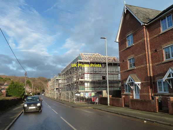 Photo 6"x4" New housing development on Lower Canal Road - December, 2017 Newtown\/Y Drenewydd c2017
