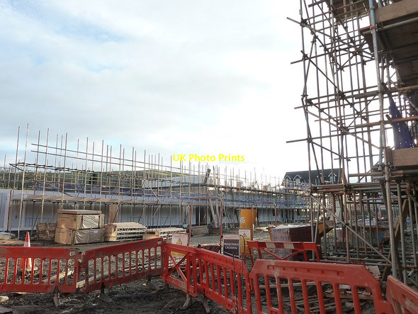 Photo 6"x4" New housing development on Lower Canal Road - December, 2017 Newtown\/Y Drenewydd c2017 P2