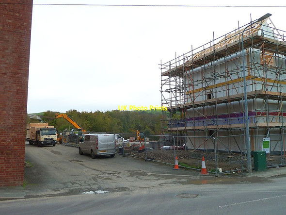 Photo 6"x4" New housing development on Lower Canal Road - October, 2017 Newtown\/Y Drenewydd c2017 P1