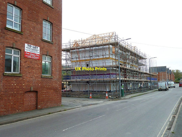 Photo 6"x4" New housing development on Lower Canal Road - October, 2017 Newtown\/Y Drenewydd c2017 P2