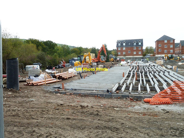 Photo 6"x4" New housing development on Lower Canal Road - October, 2017 Newtown\/Y Drenewydd c2017 P4