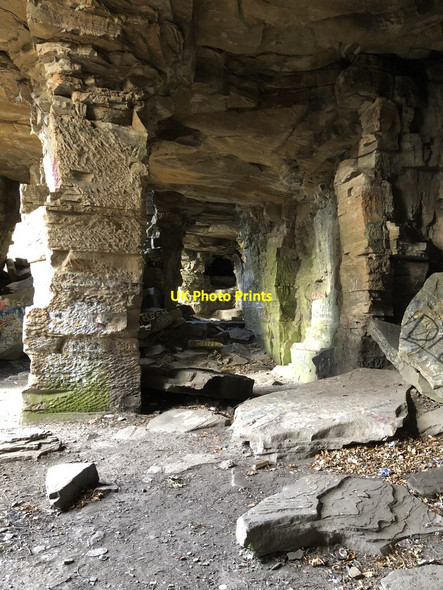 Photo 6"x4" Hownsgill Caves Castleside\/NZ0848 c2018