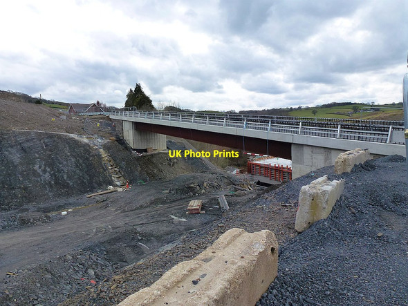 Photo 6"x4" Upper Dolfor Road bridge Newtown\/Y Drenewydd c2018