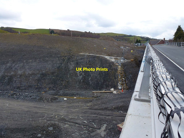 Photo 6"x4" Upper Dolfor Road bridge Newtown\/Y Drenewydd c2018 P1