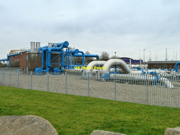 Photo 6"x4" Gas installation, Beckton Woolwich c2011