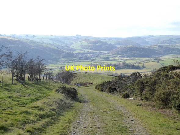 Photo 6"x4" Top of the bridleway Nether Skyborry c2018