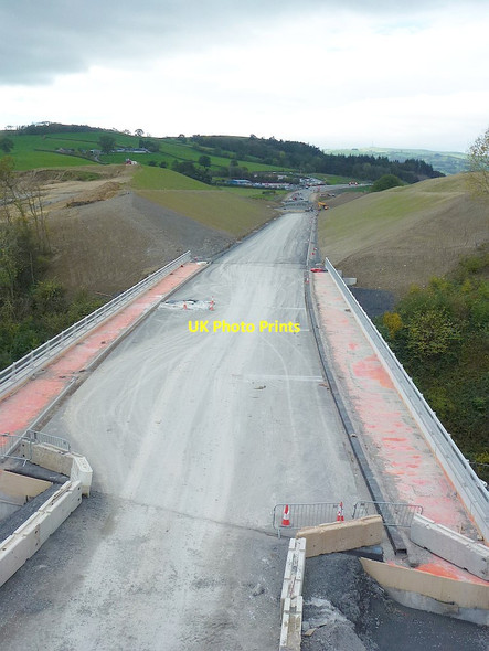 Photo 6"x4" New bridge over Middle Dolfor Road Newtown\/Y Drenewydd c2018