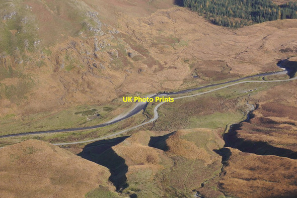 Photo 6"x4" Glacial terrace in Srath a' Ghlinne Allt Srath a' Ghlinne c2018