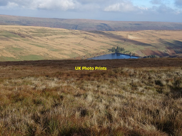 Photo 6"x4" Black Mountains above Grwyne Fawr Reservoir Capel-y-ffin c2018